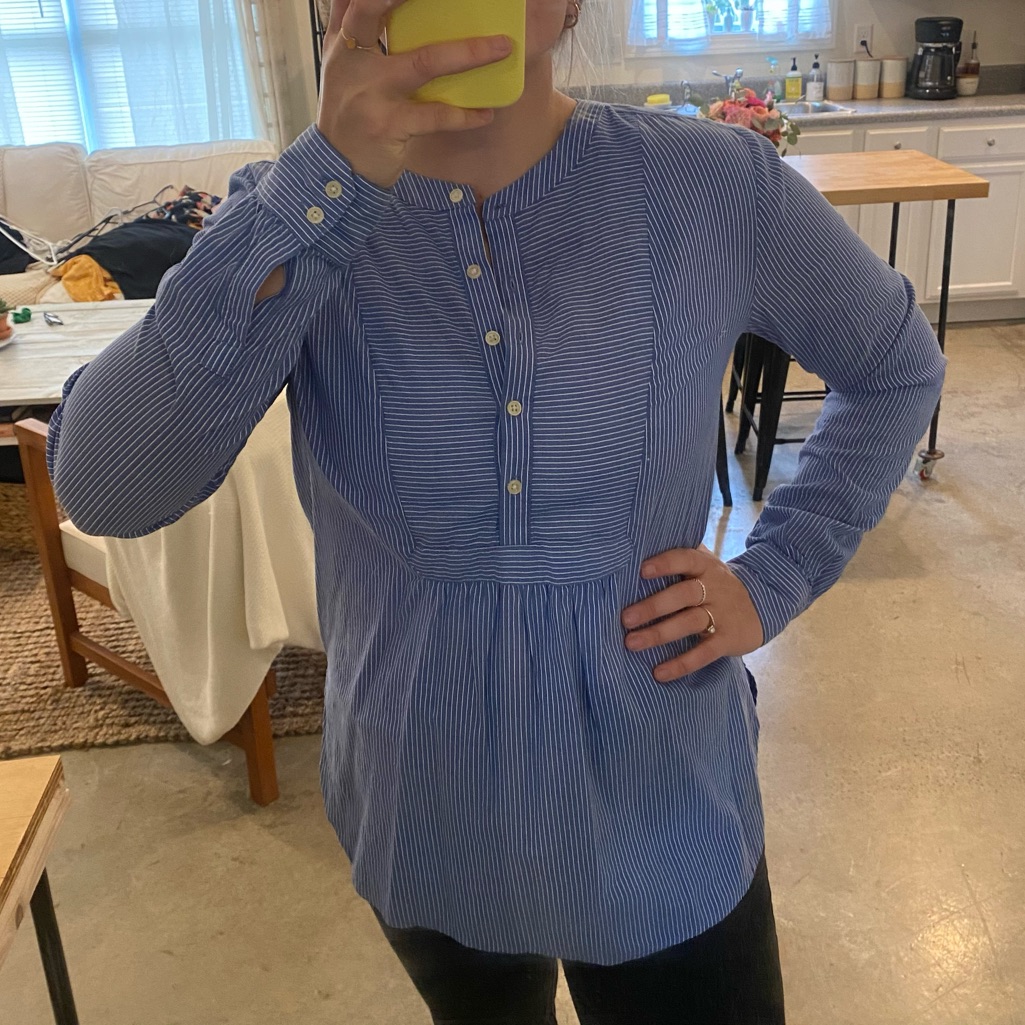 Loft Half Button Up